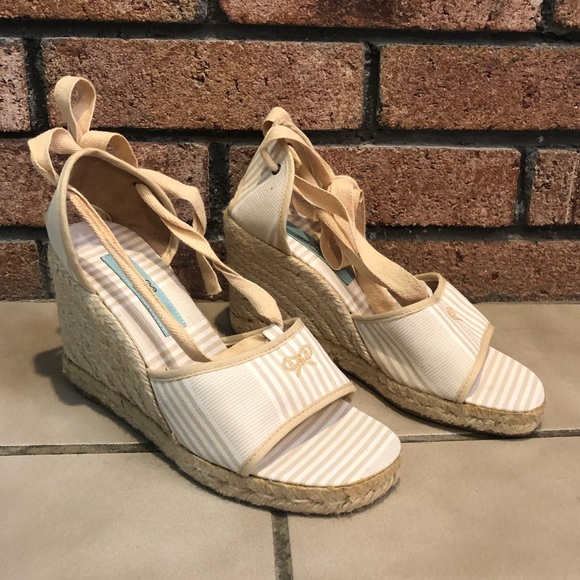 Anya Hindmarch Ankle Wrap Espadrille Wedges - Picture 3 of 7